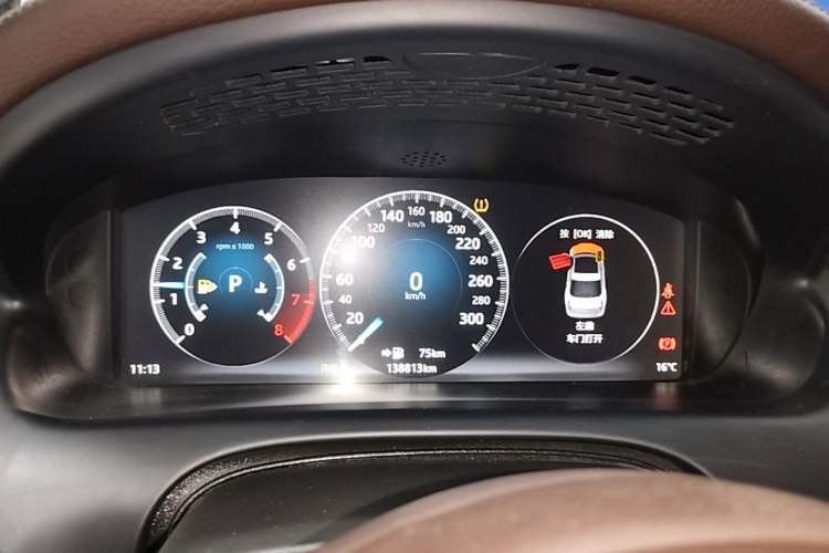 Used Jaguar XJ 2016 XJL 2.0T Two-Wheel-Drive Elegant Business Edition Instrument Cluster