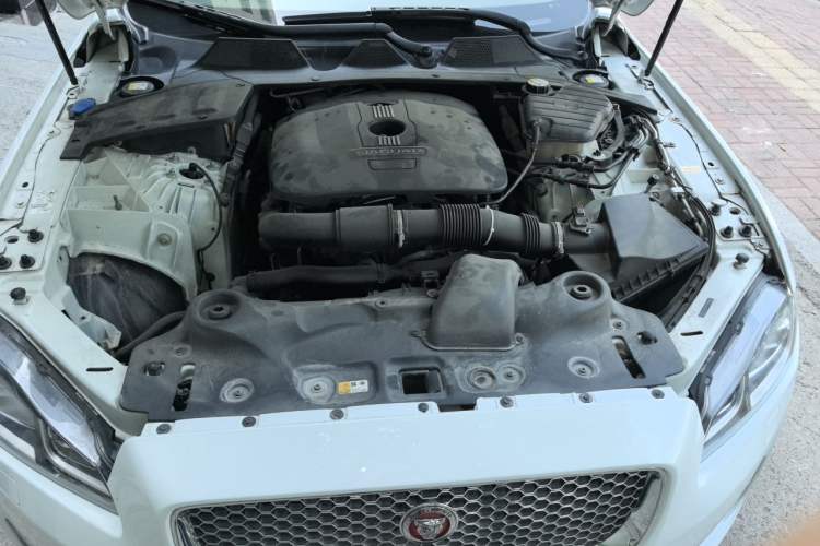 Used Jaguar XJ 2016 XJL 2.0T Two-Wheel-Drive Elegant Business Edition Engine Bay