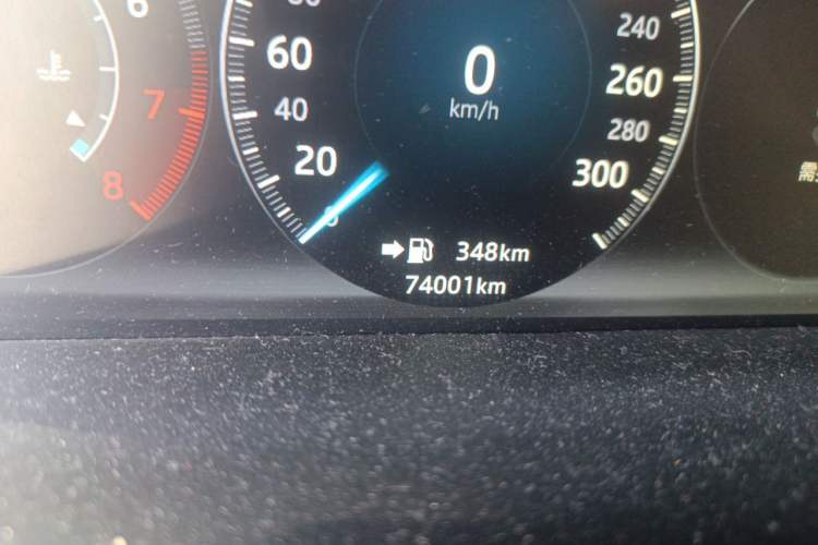 Used Jaguar XJ 2016 XJL 3.0 SC Two-Wheel-Drive Elegant Business Edition Odometer Close Up