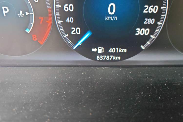 Used Jaguar XJ 2018 XJL 3.0 SC Two-Wheel-Drive Elegant Business Edition Odometer Close Up