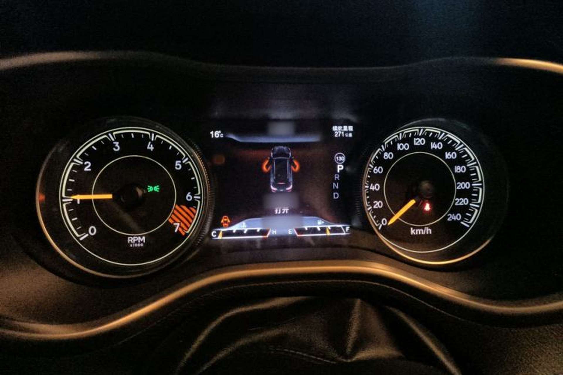 Used Jeep Cherokee 2014 2.4L Luxury Edition Instrument Cluster