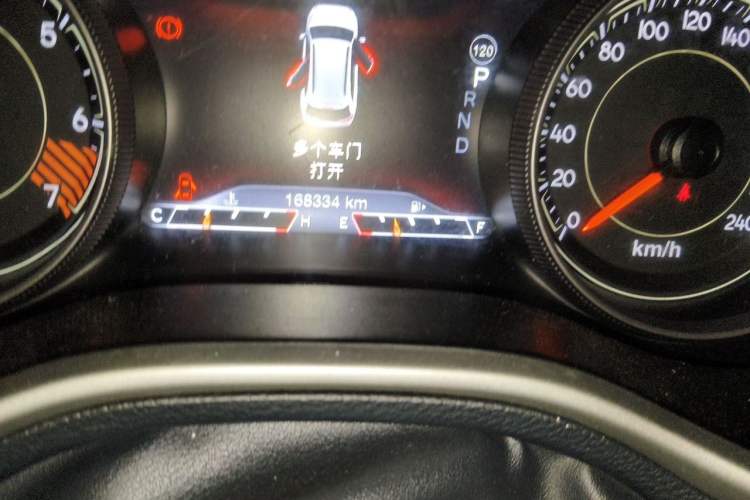 Used Jeep Cherokee 2015 2.4L Elite Edition Odometer Close Up
