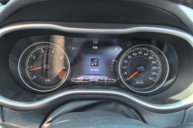 Used Jeep Cherokee 2015 2.4L Elite Edition Odometer Close Up