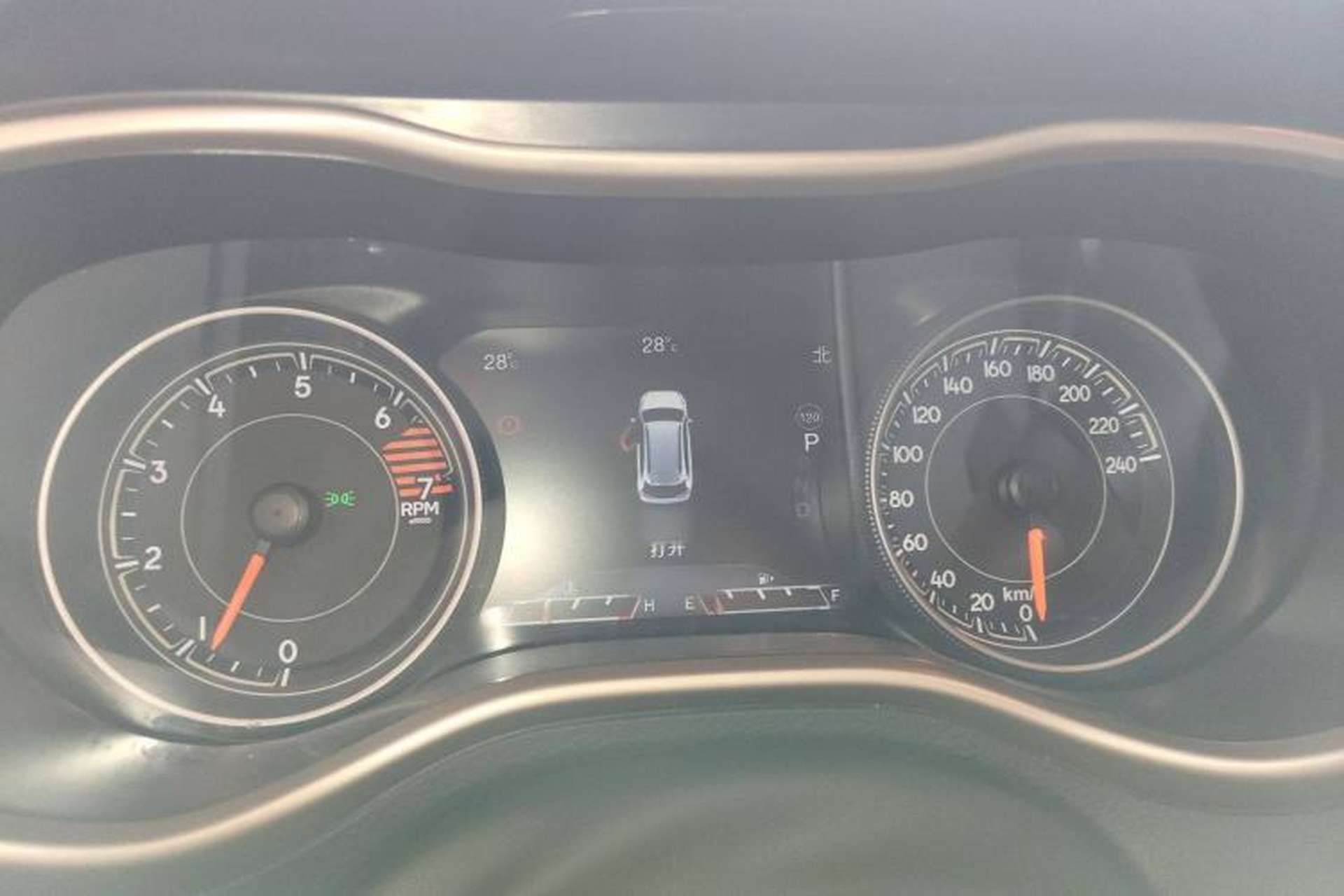 Used Jeep Cherokee 2016 2.0L Superior Edition Instrument Cluster