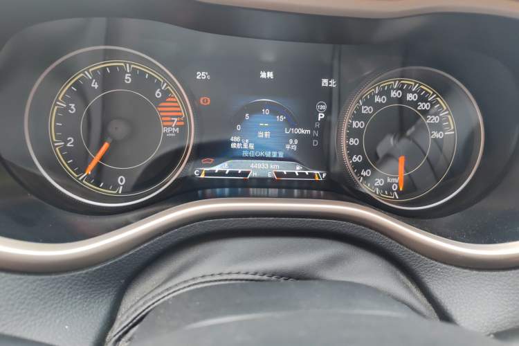 Used Jeep Cherokee 2016 2.4L Professional Smart Version Odometer Close Up
