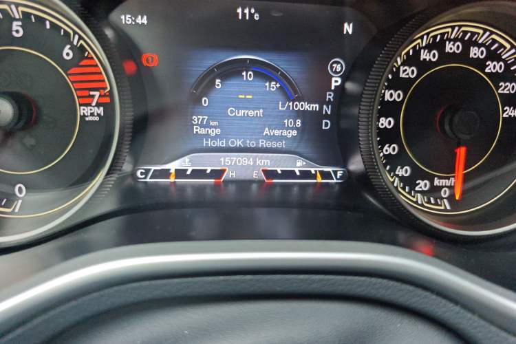Used Jeep Cherokee 2016 2.4L Professional Smart Version Odometer Close Up