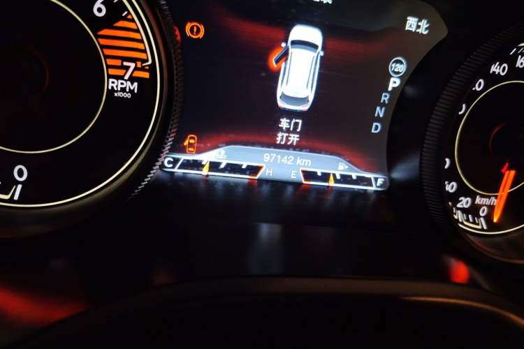 Used Jeep Cherokee 2016 2.4L Professional Smart Version Odometer Close Up
