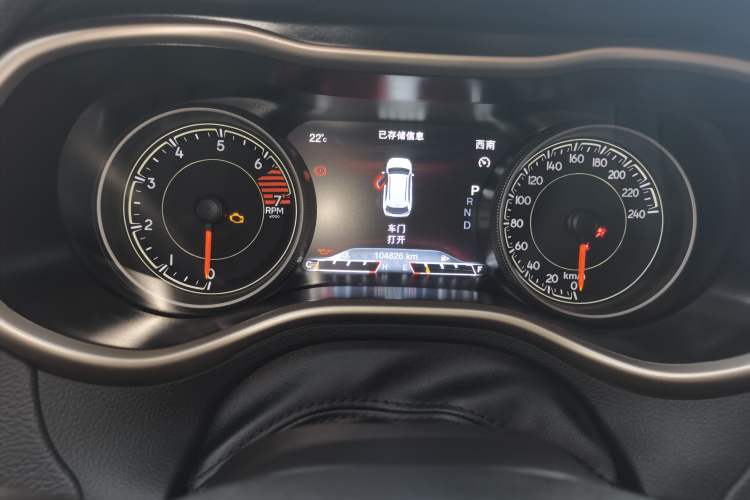 Used Jeep Cherokee 2016 2.4L 75th Anniversary Edition Odometer Close Up
