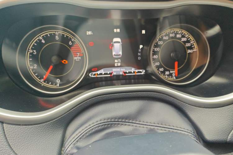 Used Jeep Cherokee 2016 2.4L Superior Edition Odometer Close Up