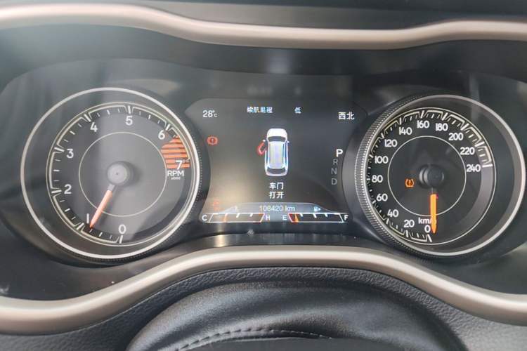 Used Jeep Cherokee 2017 2.0L Superior Edition Instrument Cluster