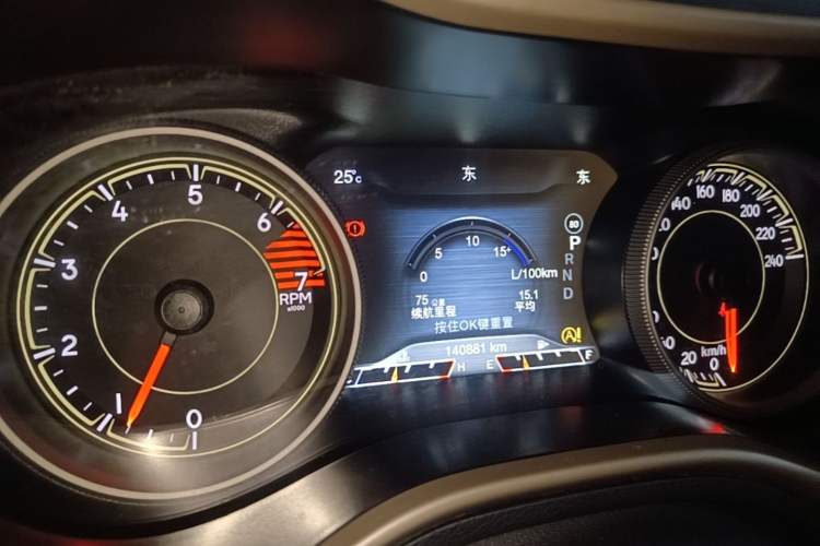 Used Jeep Cherokee 2017 2.0L Superior Edition Instrument Cluster