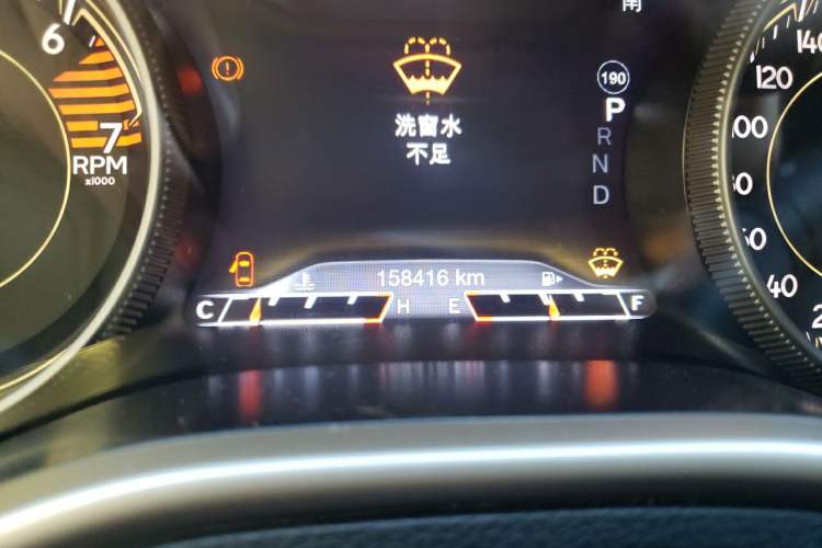 Used Jeep Cherokee 2017 2.4L Excellence Edition Odometer Close Up