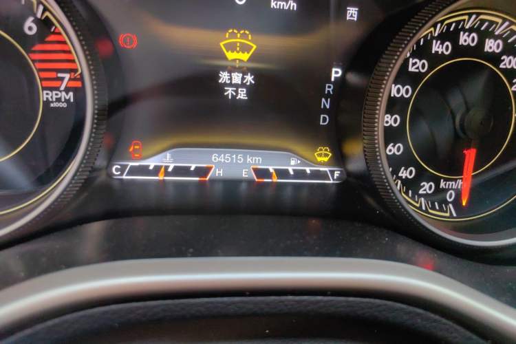 Used Jeep Cherokee 2017 2.4L Leading Smart Edition Odometer Close Up