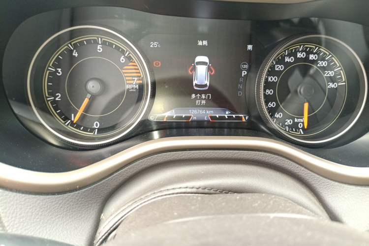 Used Jeep Cherokee 2017 2.4L Superior Edition Odometer Close Up