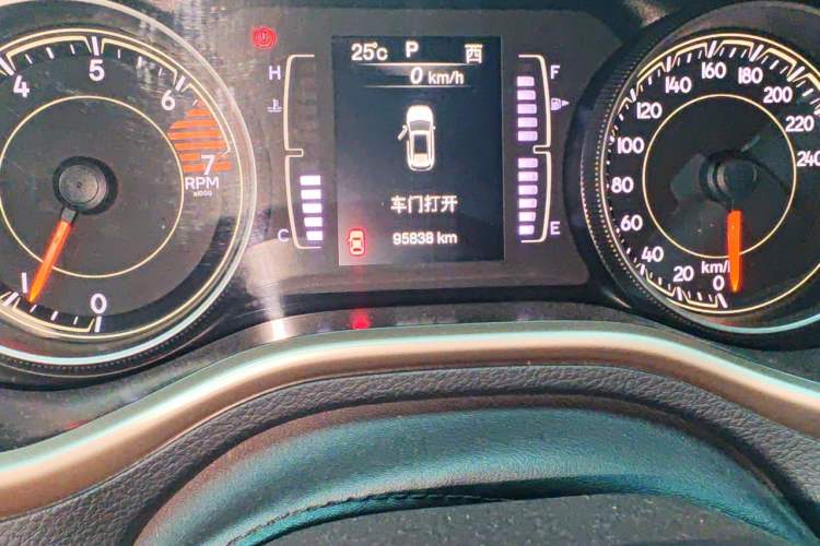Used Jeep Cherokee 2017 2.4L Leading Smart Edition Odometer Close Up