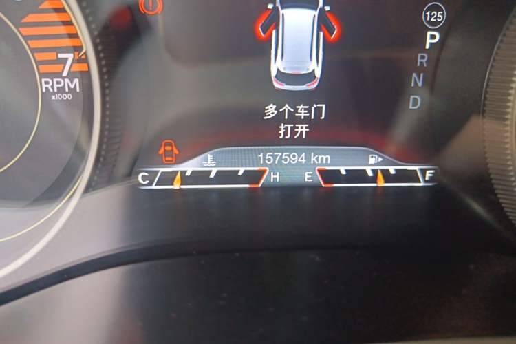 Used Jeep Cherokee 2017 2.4L Leading Smart Edition Odometer Close Up