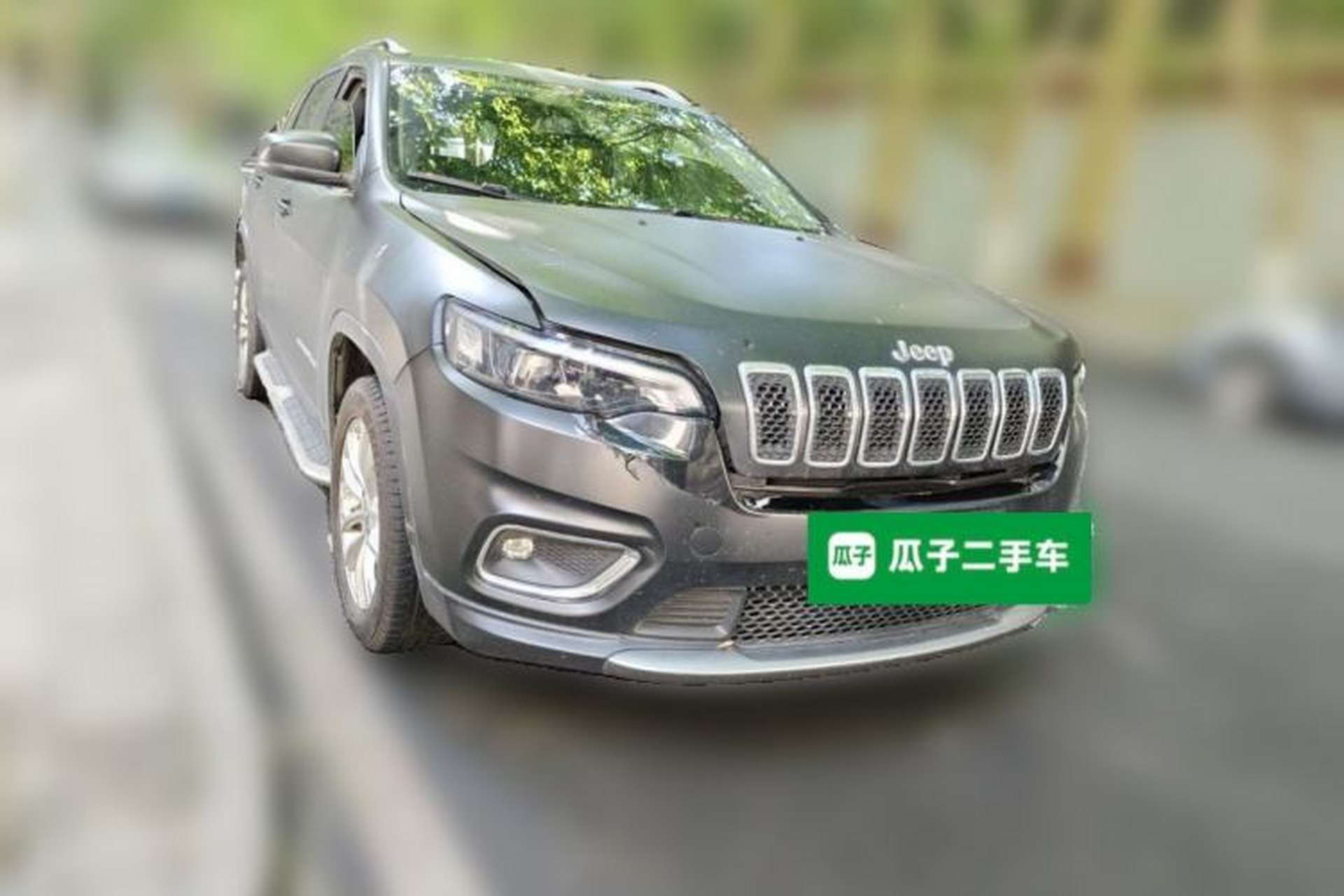 Used Jeep Cherokee 2019 2.0T Two-Wheel Drive Smart Enjoyment Version China VI Front Right 45 Deg