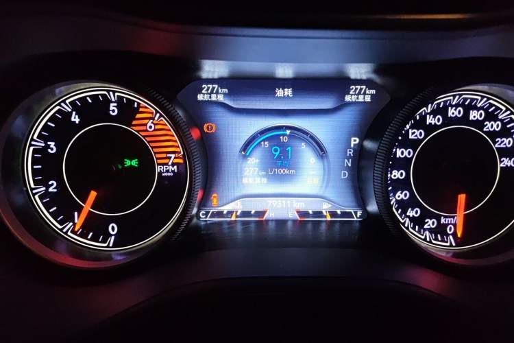 Used Jeep Cherokee 2019 2.0T Two-Wheel Drive Smart Enjoyment Version China VI Instrument Cluster