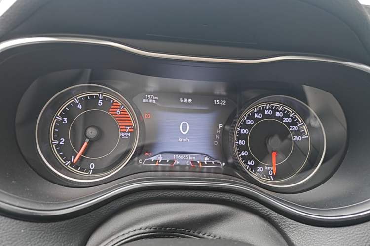 Used Jeep Cherokee 2019 2.0T Two-Wheel Drive Smart Enjoyment Version China V Instrument Cluster