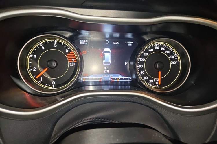 Used Jeep Cherokee 2020 2.0L Two-Wheel Drive Classic Sports Edition Odometer Close Up
