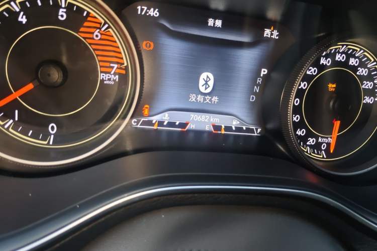 Used Jeep Cherokee 2021 2.0T Four-Wheel Drive 80th Anniversary Edition Odometer Close Up