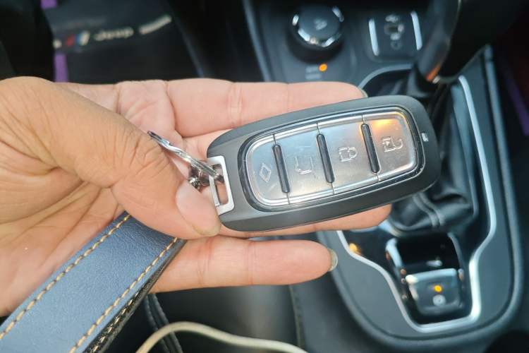 Used Jeep Cherokee 2021 2.0T Four-Wheel Drive 80th Anniversary Edition Vehicle Key