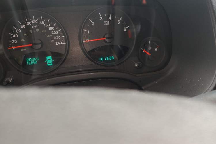 Used Jeep Compass  Odometer Close Up
