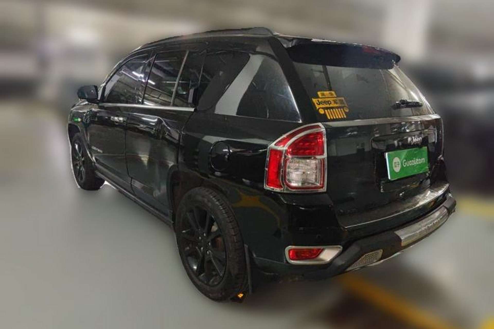 Used Jeep Compass 2013 2.4L Four-wheel Drive Black Edition with Navigation Rear Left 45 Deg