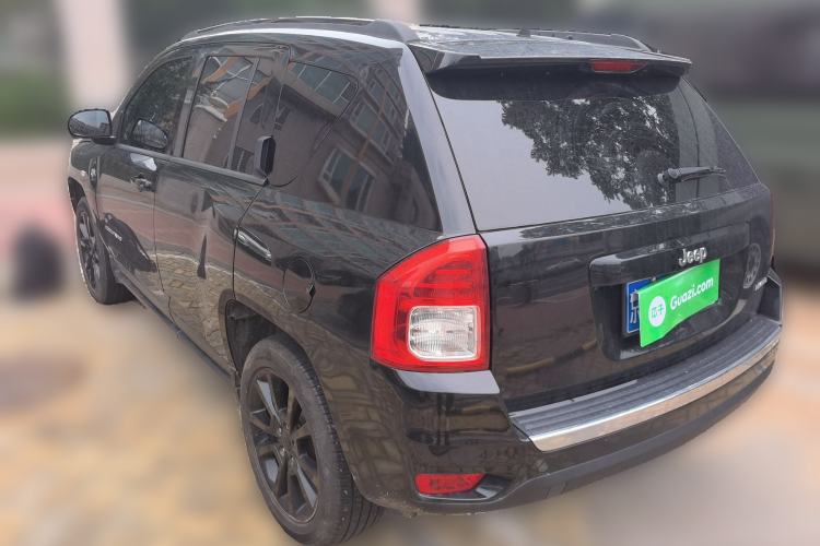 Used Jeep Compass 2013 2.4L Four-wheel Drive Black Edition with Navigation Rear Left 45 Deg