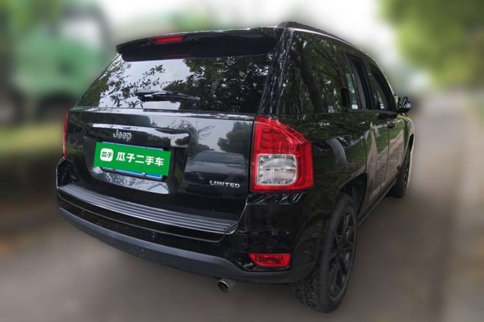 Used Jeep Compass 2013 2.4L Four-wheel Drive Black Edition with Navigation Rear Right 45 Deg