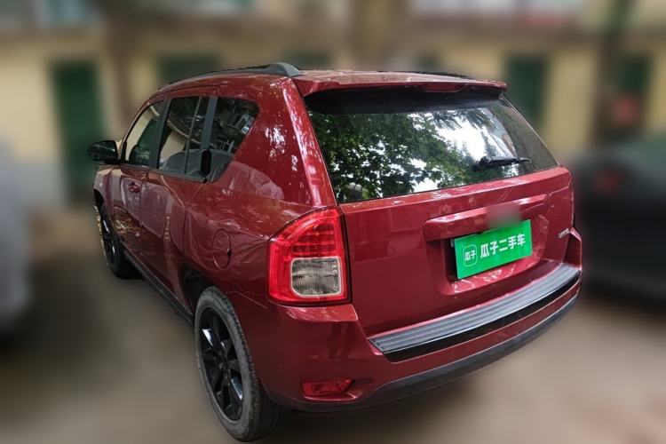 Used Jeep Compass 2013 2.0L Two-Wheel Drive Black Luxury Edition Rear Left 45 Deg