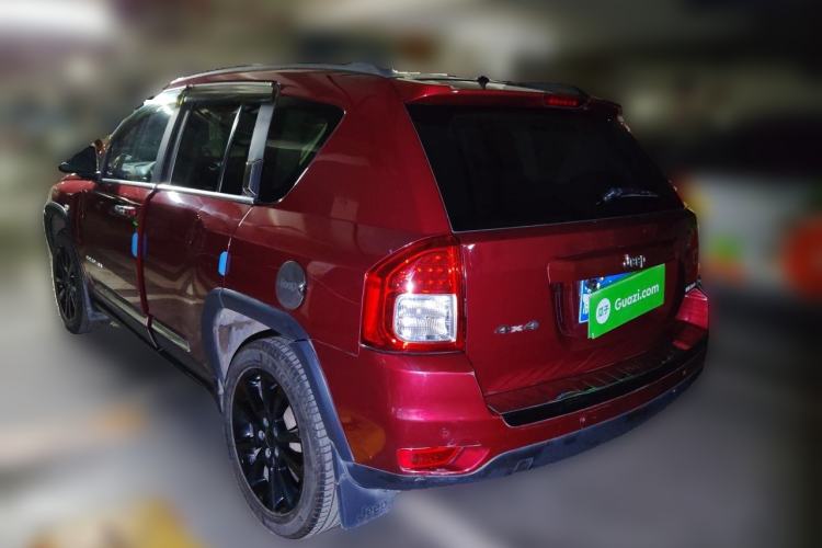 Used Jeep Compass 2013 2.4L Four-wheel Drive Black Edition with Navigation Rear Left 45 Deg