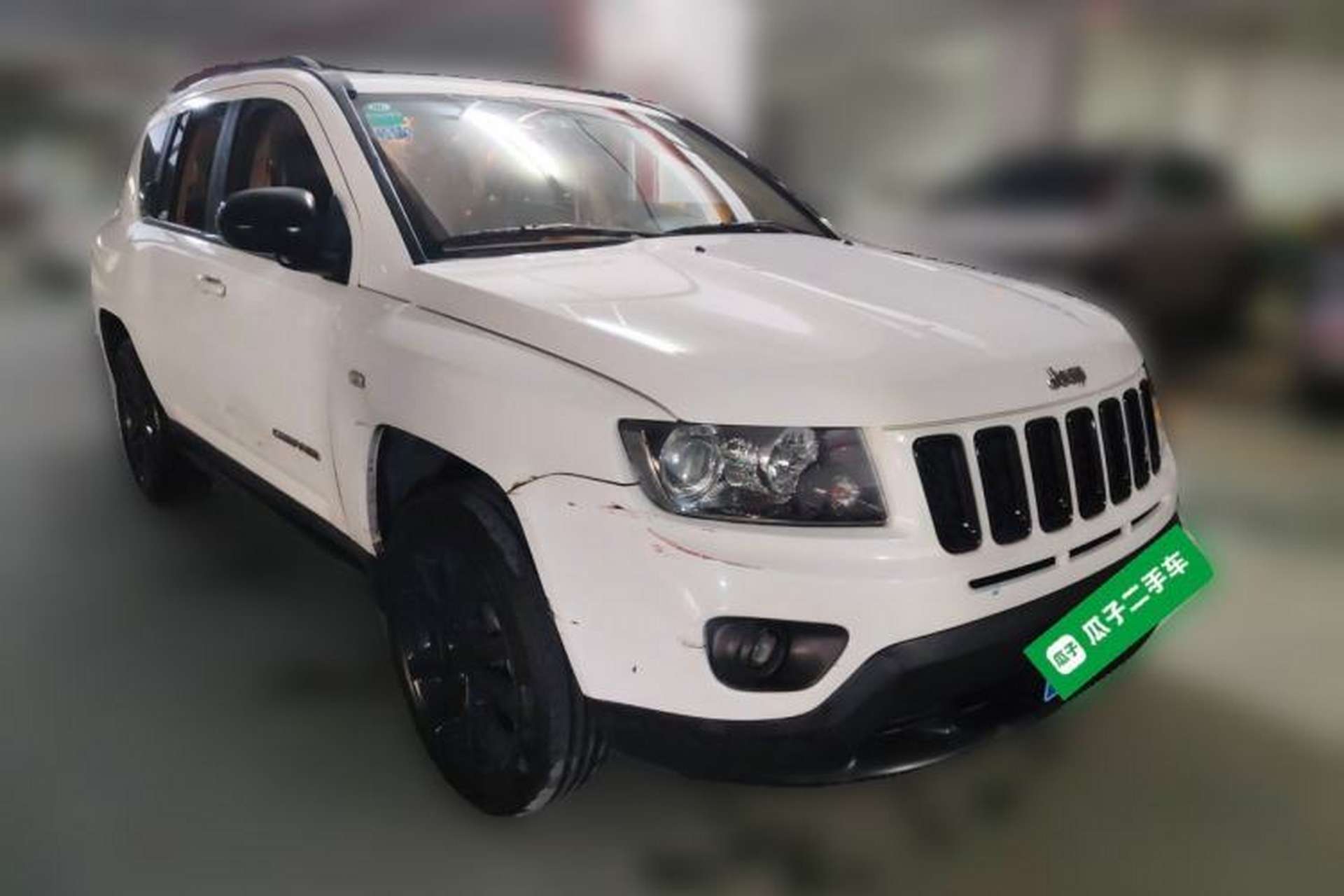 Used Jeep Compass 2013 2.4L Four-wheel Drive Black Edition with Navigation Front Right 45 Deg
