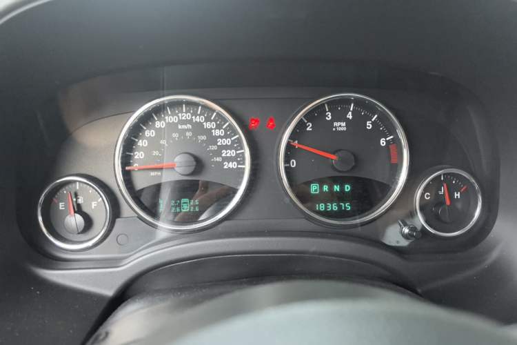 Used Jeep Compass 2013 2.4L Four-wheel Drive Black Edition with Navigation Instrument Cluster
