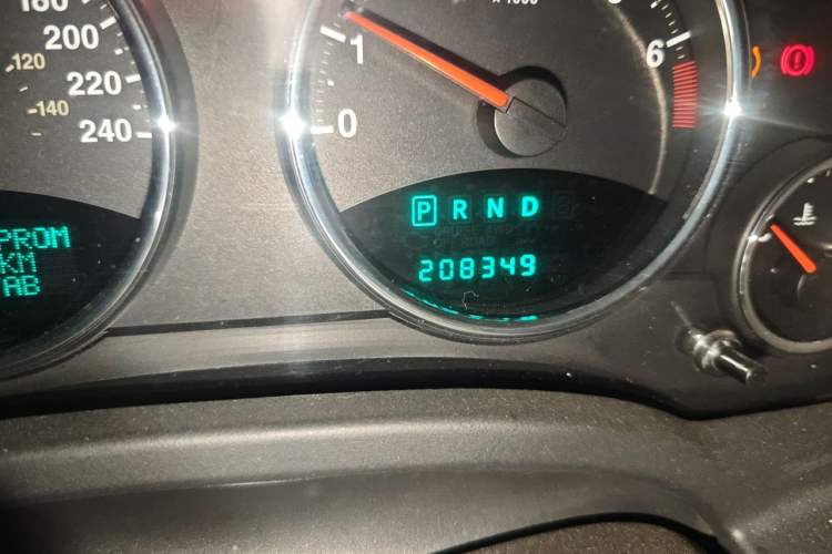 Used Jeep Compass 2013 2.4L four-wheel drive urban version Odometer Close Up