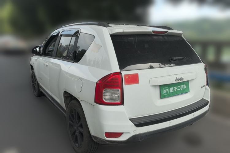 Used Jeep Compass 2013 2.4L Four-wheel Drive Black Edition with Navigation Rear Left 45 Deg