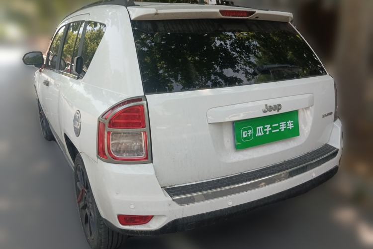 Used Jeep Compass 2013 2.4L Four-wheel Drive Black Edition with Navigation Rear Left 45 Deg