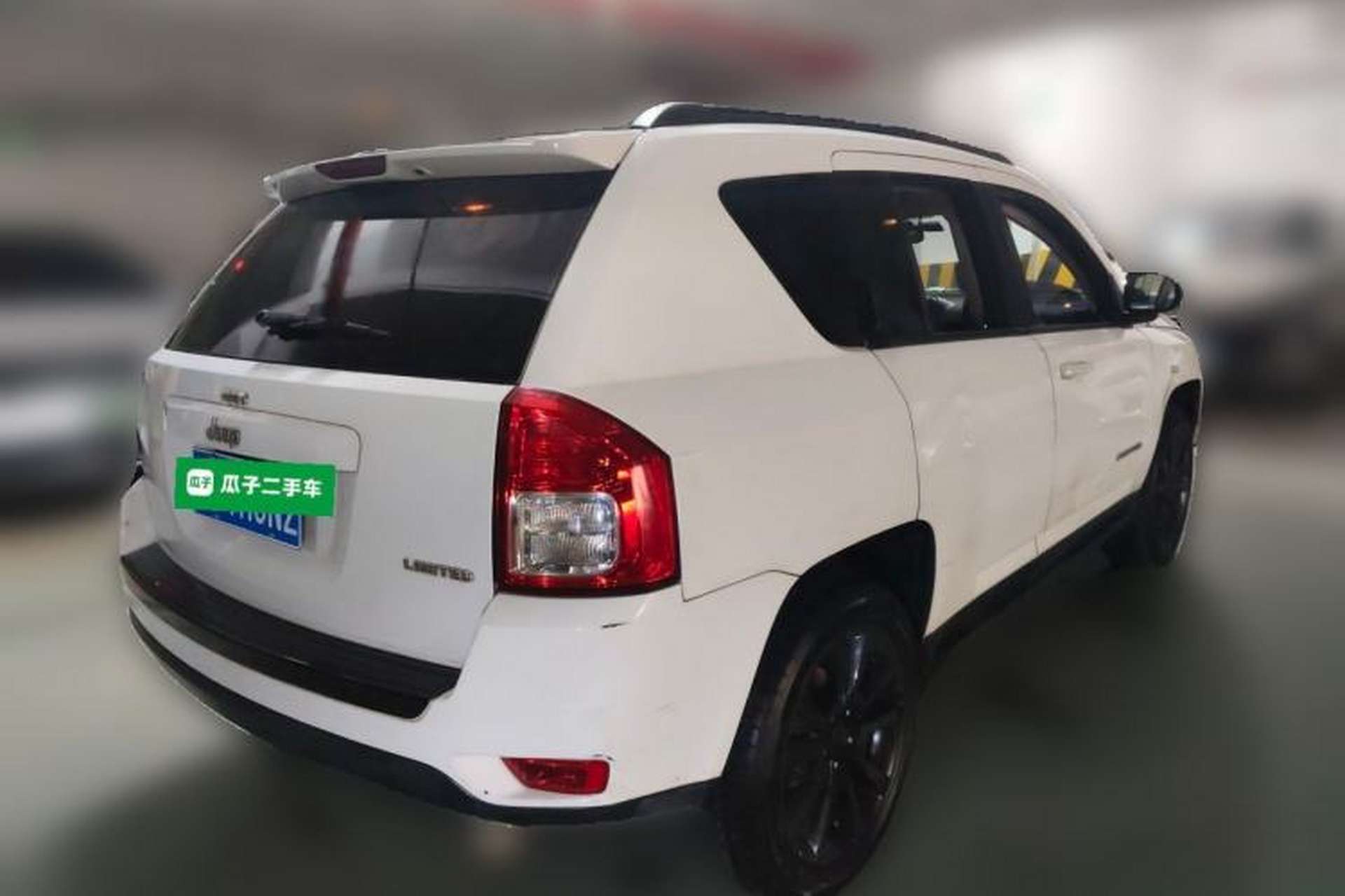 Used Jeep Compass 2013 2.4L Four-wheel Drive Black Edition with Navigation Rear Right 45 Deg
