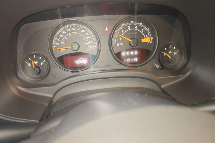 Used Jeep Compass 2014 Revised Version 2.4L Four-Wheel Drive Comfort Edition Odometer Close Up