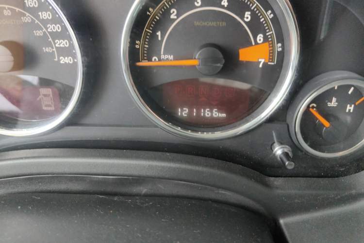 Used Jeep Compass 2014 Revised Version 2.4L Four-Wheel Drive Comfort Edition Odometer Close Up