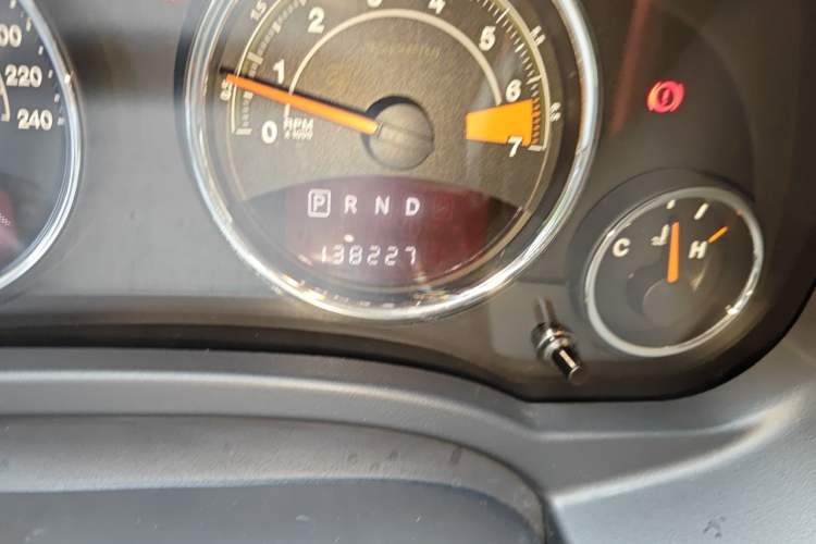 Used Jeep Compass 2014 Revised Version 2.4L Four-Wheel Drive Comfort Edition Odometer Close Up