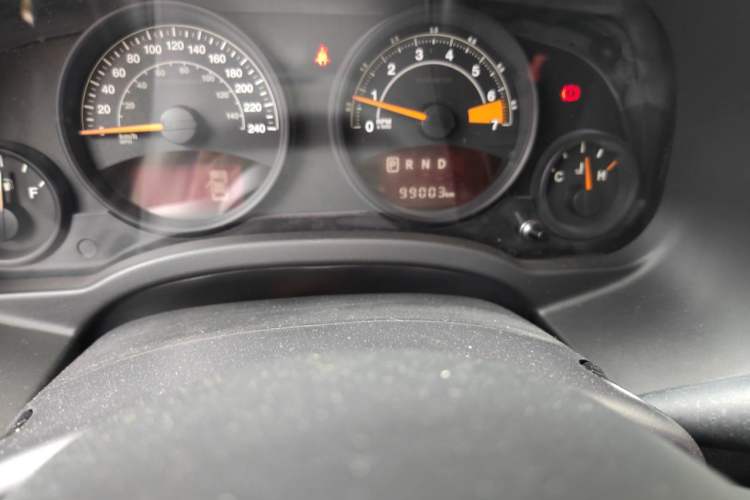 Used Jeep Compass 2014 Revised Version 2.0L Two-Wheel Drive Entry-Level Edition Odometer Close Up