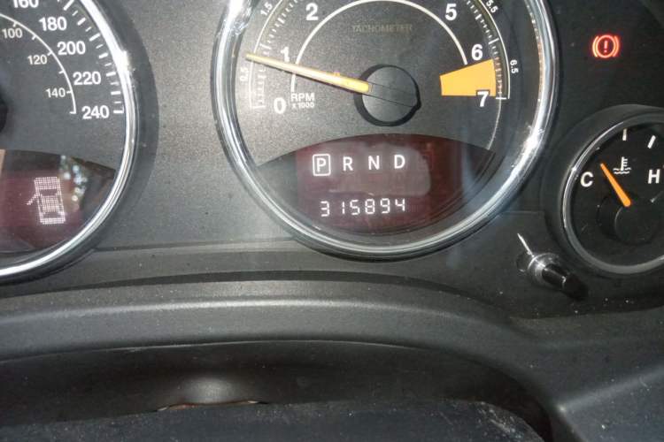 Used Jeep Compass 2014 Revised Version 2.4L Four-Wheel Drive Comfort Edition Odometer Close Up