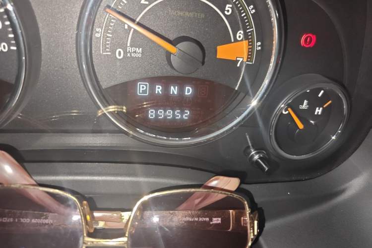Used Jeep Compass 2014 Revised Version 2.4L Four-Wheel Drive Comfort Edition Odometer Close Up