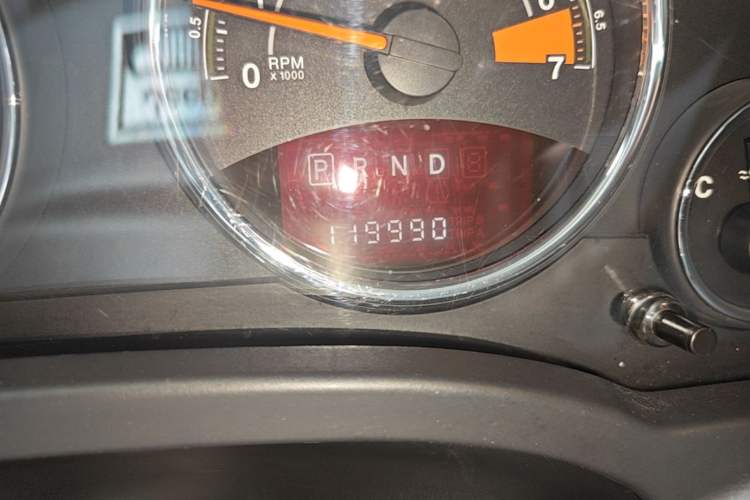 Used Jeep Compass 2014 Revised Version 2.4L Four-Wheel Drive Comfort Edition Odometer Close Up