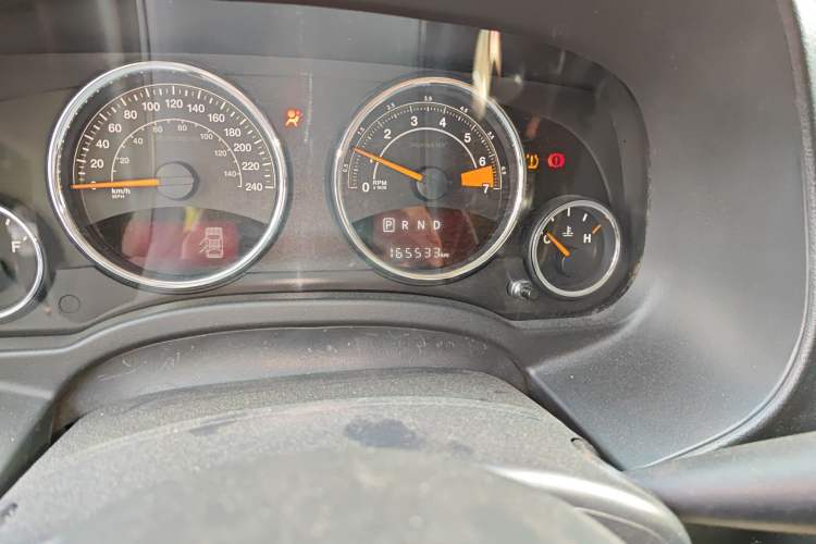 Used Jeep Compass 2014 Revised Version 2.0L Two-Wheel Drive Elite Edition Odometer Close Up
