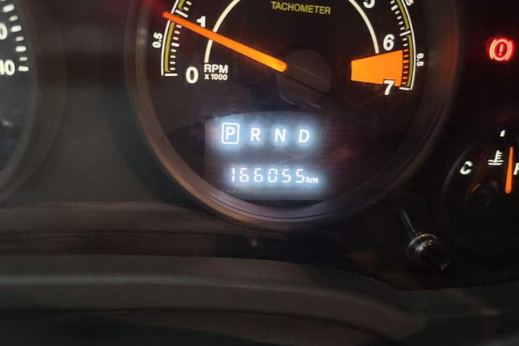 Used Jeep Compass  Odometer Close Up