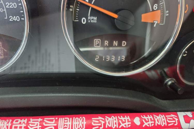 Used Jeep Compass  Odometer Close Up