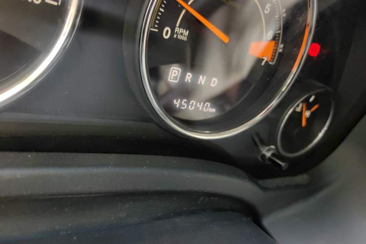 Used Jeep Compass 2014 Revised Version 2.4L Four-Wheel Drive Comfort Edition Odometer Close Up