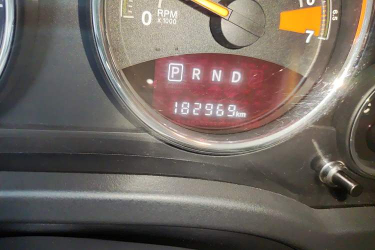 Used Jeep Compass 2014 Revised Version 2.4L Four-Wheel Drive Comfort Edition Odometer Close Up